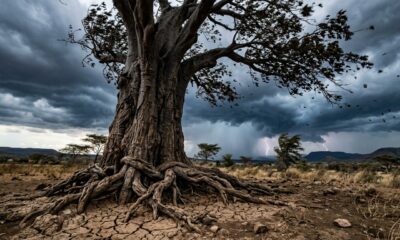 Provérbio africano do dia, “Quando as raízes de uma árvore são profundas, ela não precisa temer o vento, porque sabe de onde veio antes de enfrentar a tempestade.”