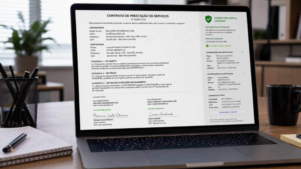 Nem todo PDF assinado vale como prova forte: o detalhe que pode enfraquecer um contrato digital