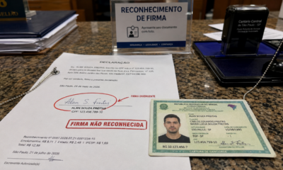 Cartórios alertam brasileiros: assinatura diferente pode fazer documento ser recusado