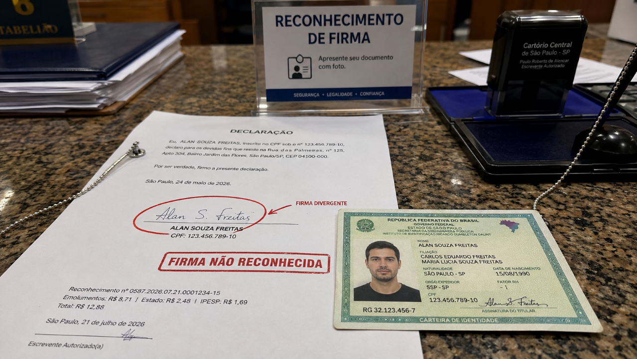 Cartórios alertam brasileiros: assinatura diferente pode fazer documento ser recusado