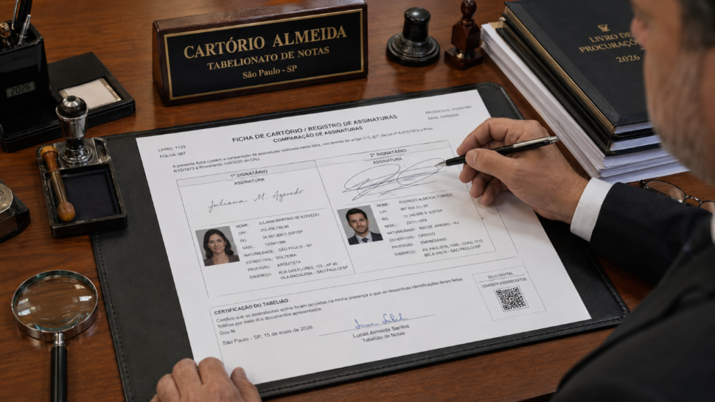 Cartórios alertam brasileiros: assinatura diferente pode fazer documento ser recusado