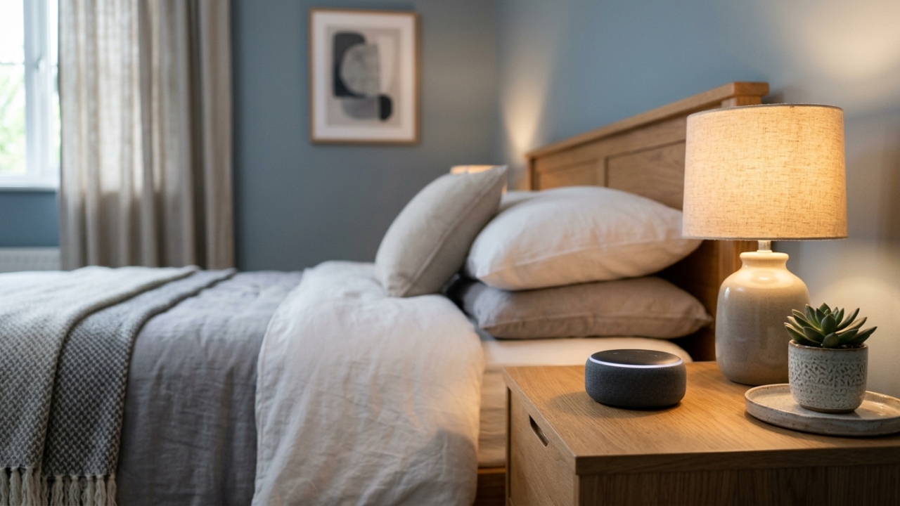Esse assistente de voz no quarto pode facilitar a rotina antes de dormir com comandos simples