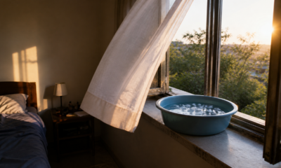 Adeus quarto abafado: como uma bacia com água pode melhorar a sensação de frescor à noite