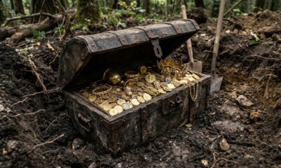 Encontraram um tesouro de mil anos enterrado no subsolo e então perceberam por que ele havia sido deixado ali