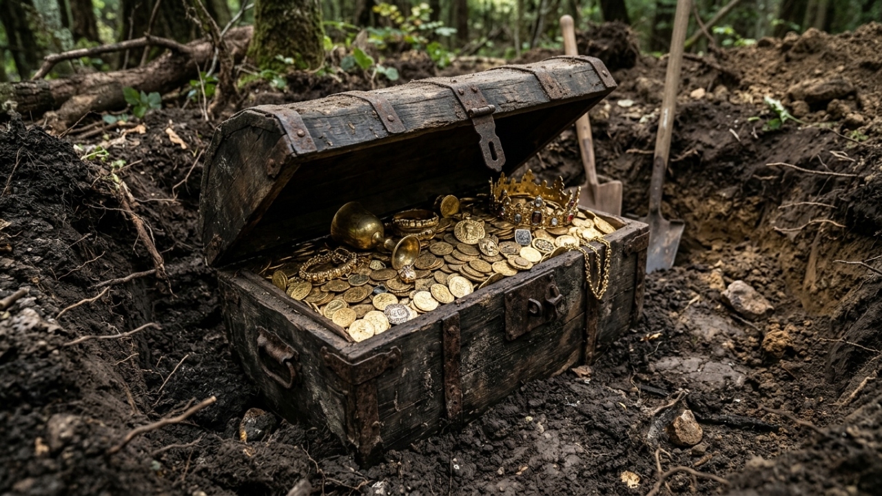 Encontraram um tesouro de mil anos enterrado no subsolo e então perceberam por que ele havia sido deixado ali