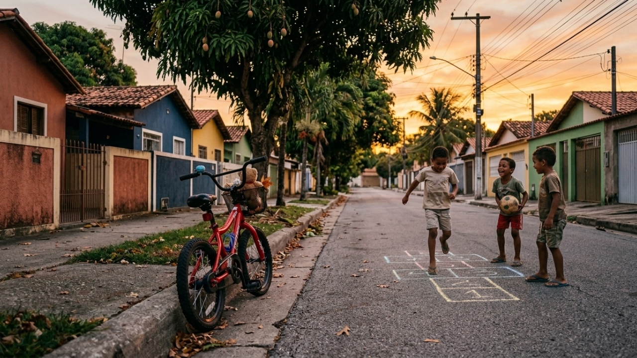 Como era passar o dia inteiro fora de casa brincando até escurecer sem preocupação nenhuma