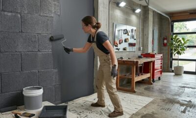 Pinte sua parede de bloco em 2 horas com técnica que dispensa reboco