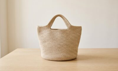 Esse modelo de bolsa de crochê virou favorito de quem ama looks leves e elegantes