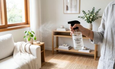 Borrifar álcool com essência na casa: por que esse hábito caseiro está se espalhando