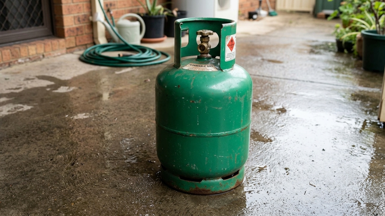 Como fazer suporte para botijão e evitar contato direto com piso úmido