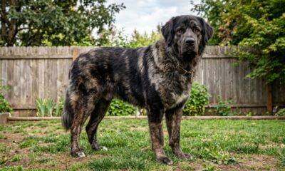 Ninguém esperava que este pequeno cachorro preto virasse um gigante que muda de cor