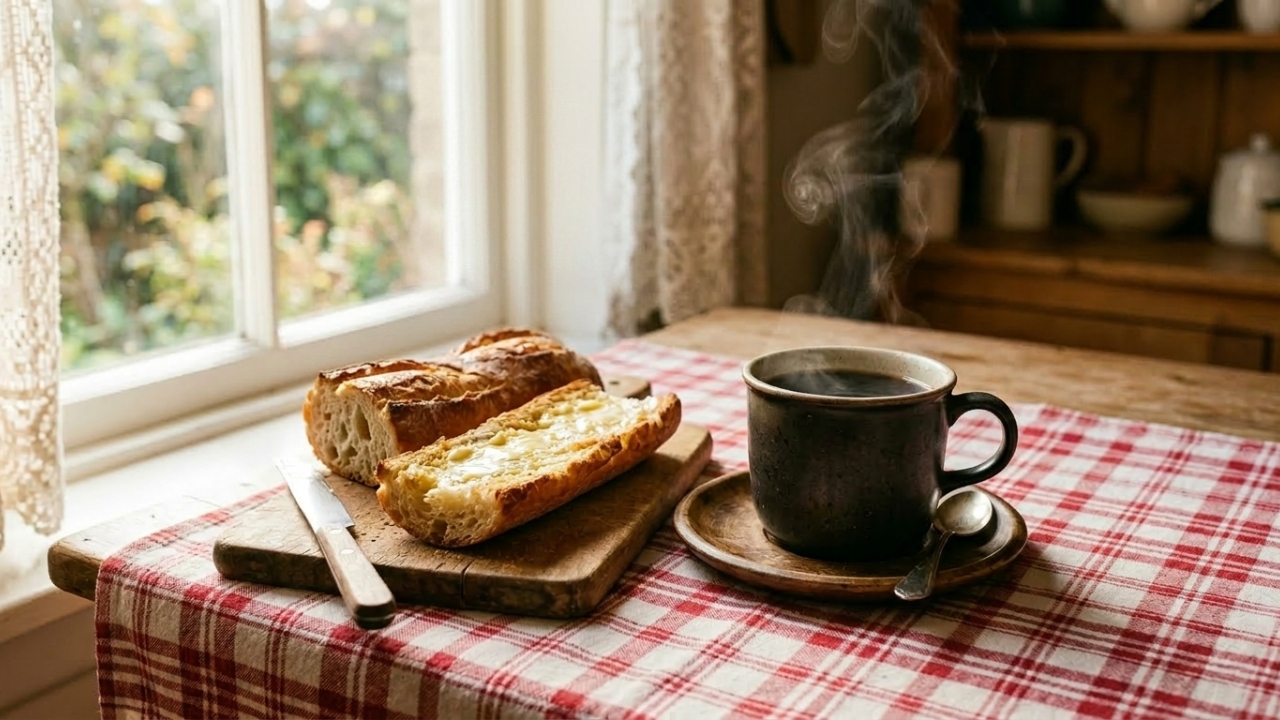 Coisas simples como café com pão passado na hora faziam qualquer dia parecer especial