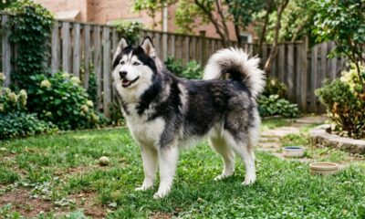 Cão de rua em estado crítico se transforma em um lindo husky