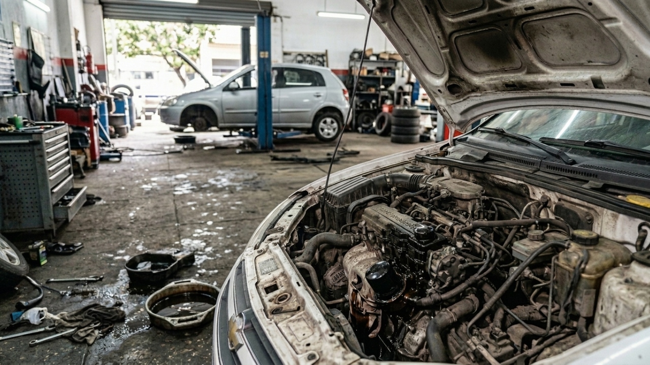 O erro na troca de óleo que pode acabar com o motor do seu carro