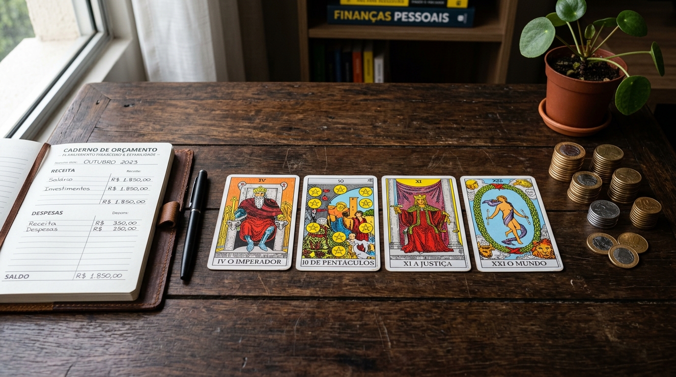 Essas cartas do tarot costumam aparecer quando o crescimento financeiro acontece aos poucos