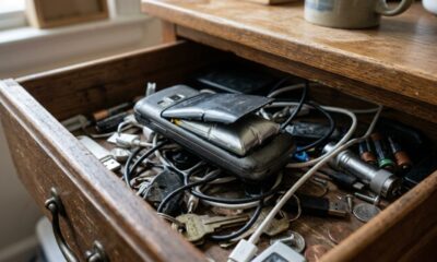 Celular velho guardado na gaveta parece inofensivo, mas a bateria pode virar risco em casa