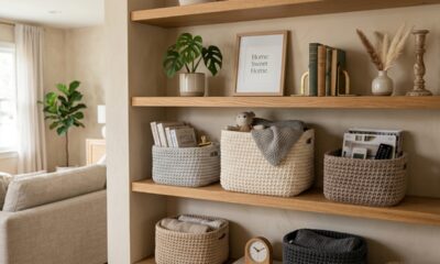 7 ideias de crochê que deixam a casa com aparência mais organizada e charmosa