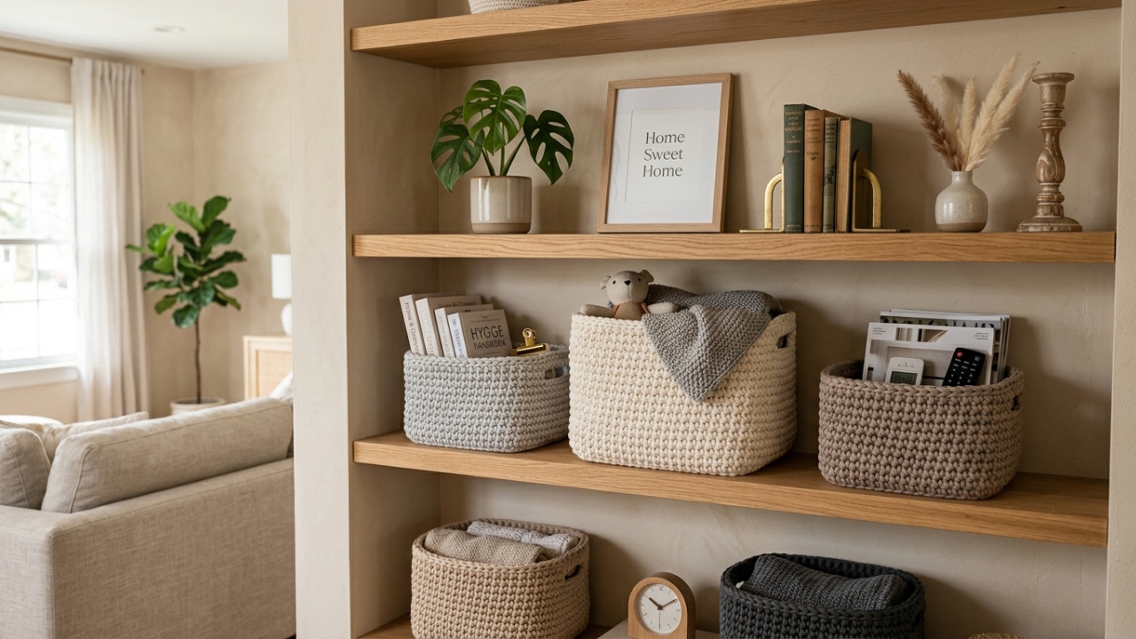 7 ideias de crochê que deixam a casa com aparência mais organizada e charmosa