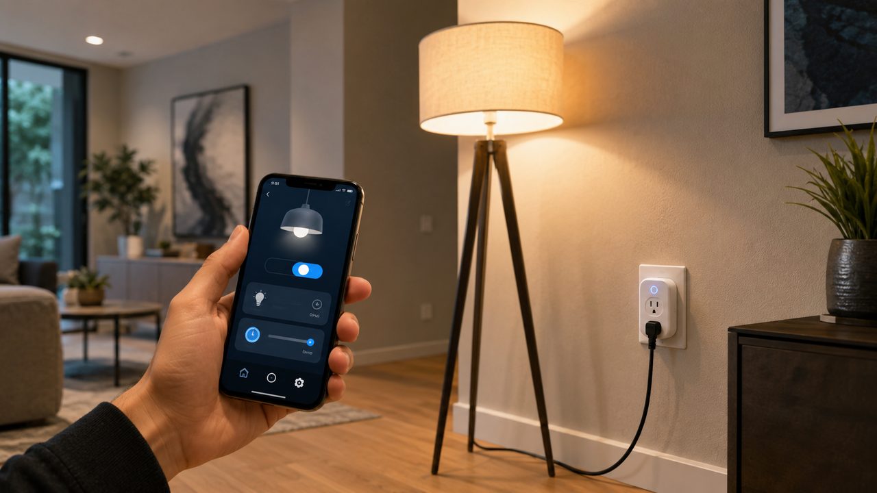 Casa conectada começa melhor com uma tomada inteligente antes de investir em vários aparelhos