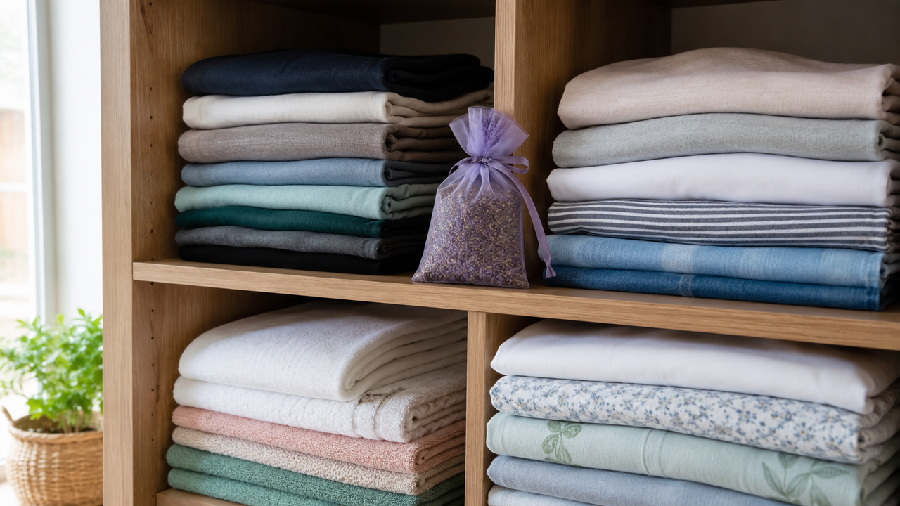 Coloque isso no seu armário e suas roupas ficarão sempre com cheiro de recém-lavadas