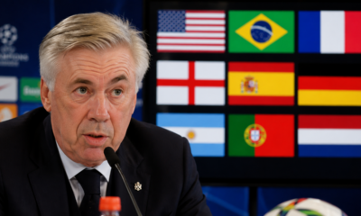 Ancelotti revelou as seis seleções que considera favoritas à Copa do Mundo de 2026