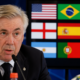 Ancelotti revelou as seis seleções que considera favoritas à Copa do Mundo de 2026