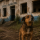 Cachorro amarrado à cerca em escola abandonada nunca perdeu a esperança de ser salvo
