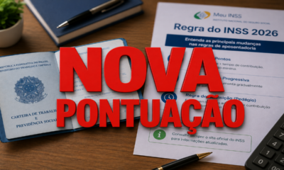 INSS muda as regras em 2026: a nova pontuação que pegou muita gente de surpresa na hora de se aposentar