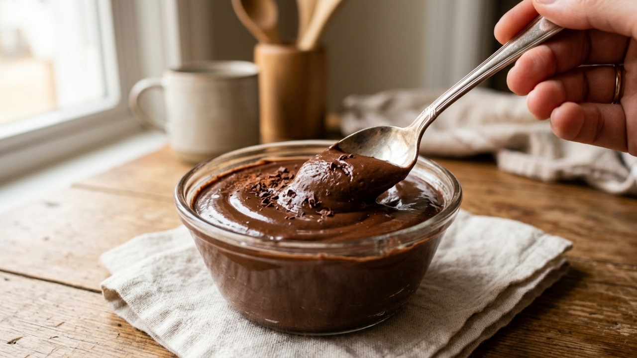 Essa mousse de chocolate fica super cremosa e marcante, perfeita para servir bem gelada