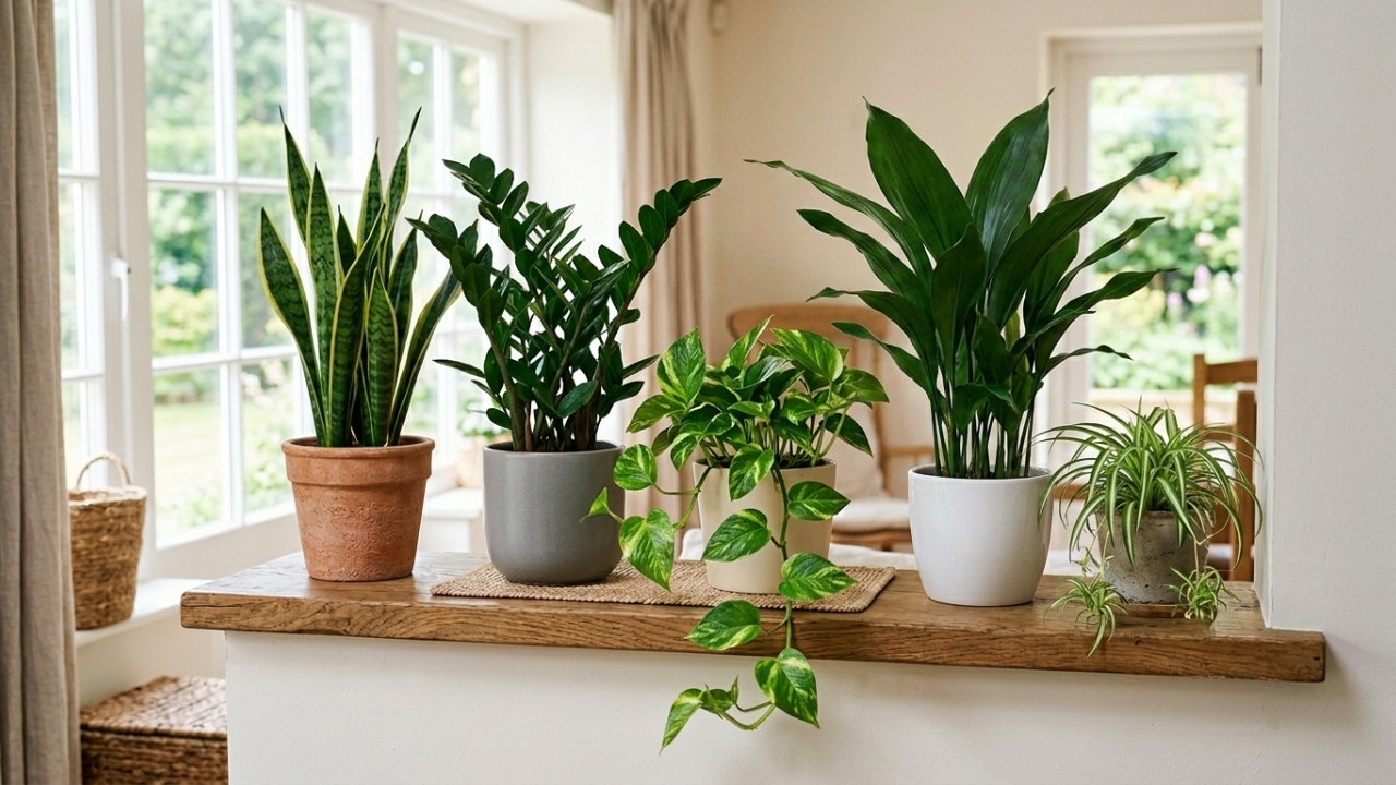 5 plantas de interior resistentes que sobrevivem aos esquecidos e deixam a casa mais verde
