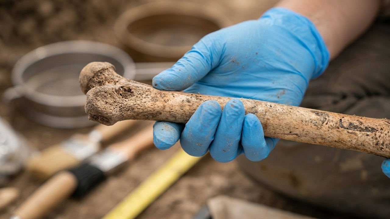Arqueólogos descobriram como os humanos antigos utilizavam os ossos de seus mortos