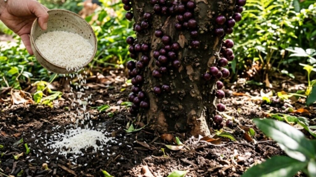Colocar arroz cru ao redor da jabuticabeira: quais os benefícios e para que serve