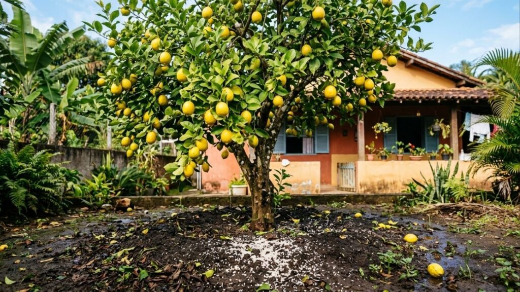 Colocar arroz cru na terra ao redor do limoeiro: quais os benefícios e para que serve