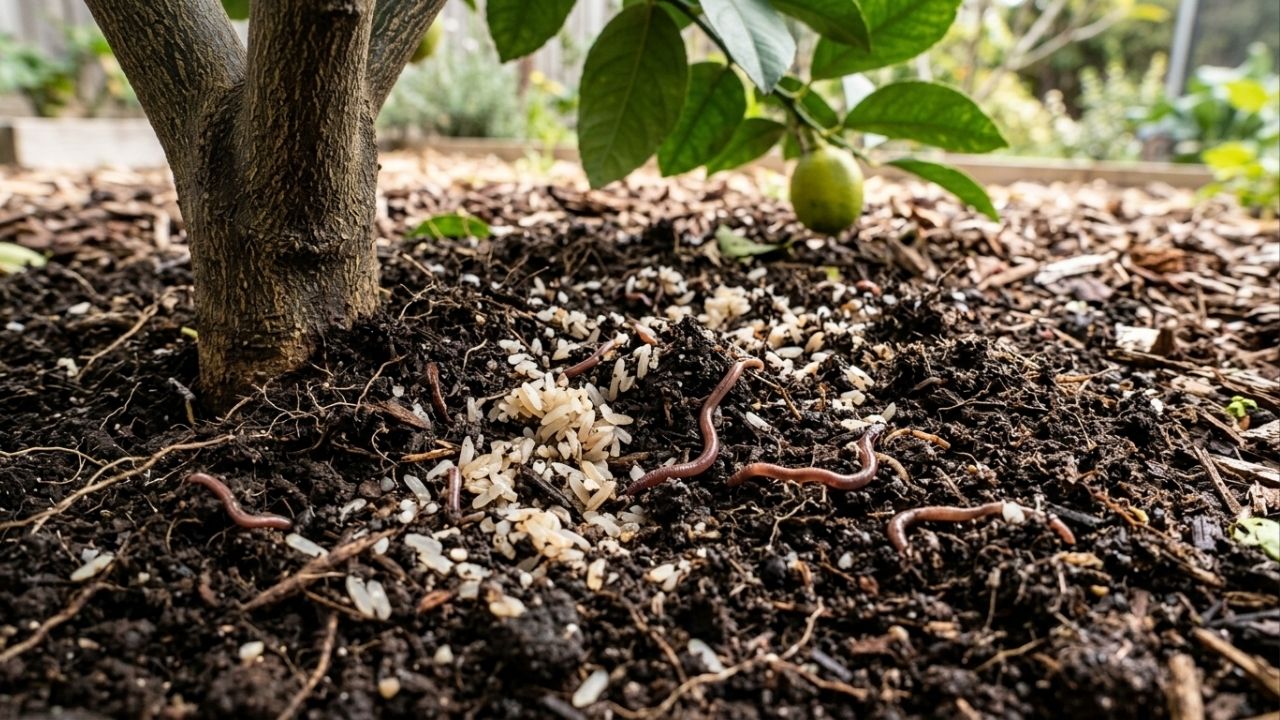 Colocar arroz cru na terra ao redor do limoeiro: quais os benefícios e para que serve