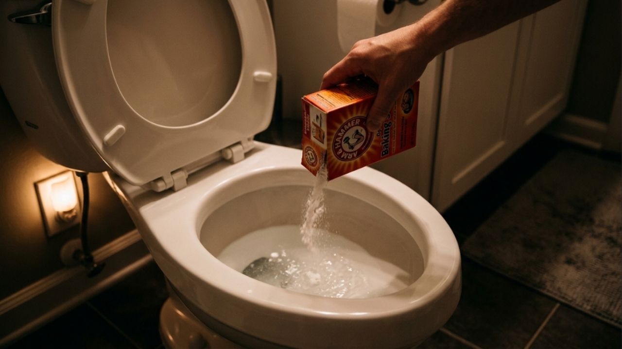 Colocar bicarbonato de sódio no vaso sanitário antes de dormir: o que acontece e por que todo brasileiro deveria saber disso