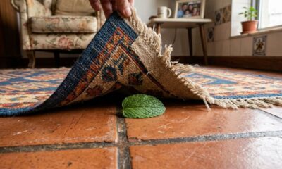 Colocar folha de hortela debaixo do tapete à noite: para que serve e como a casa fica pela manhã