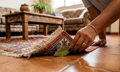 Colocar uma folha de louro debaixo do tapete à noite: para que serve e como a casa fica pela manhã