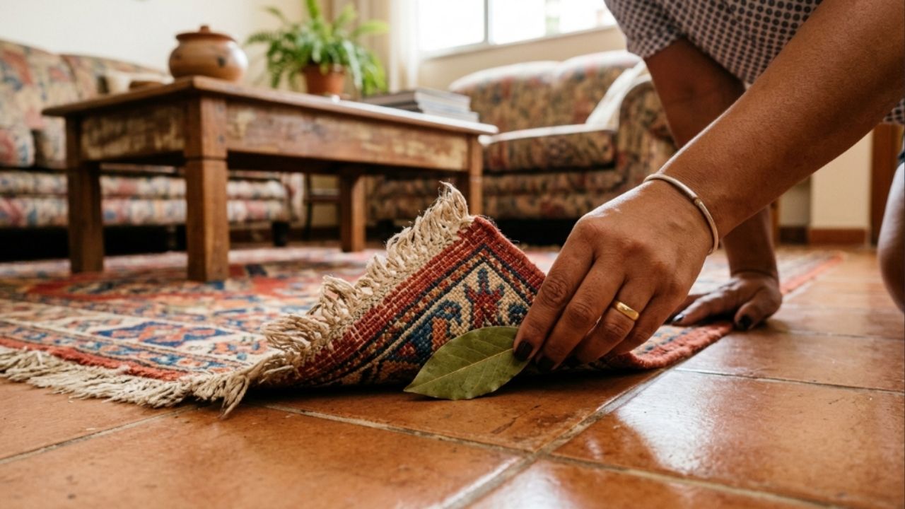 Colocar uma folha de louro debaixo do tapete à noite: para que serve e como a casa fica pela manhã