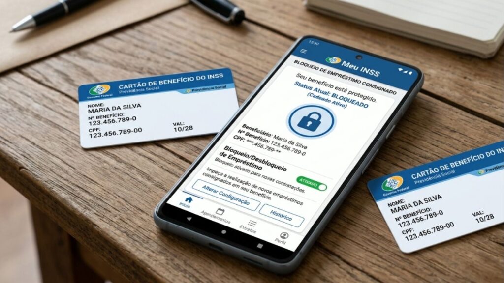 Como bloquear empréstimos não autorizados na aposentadoria com três toques rápidos no aplicativo do Meu INSS