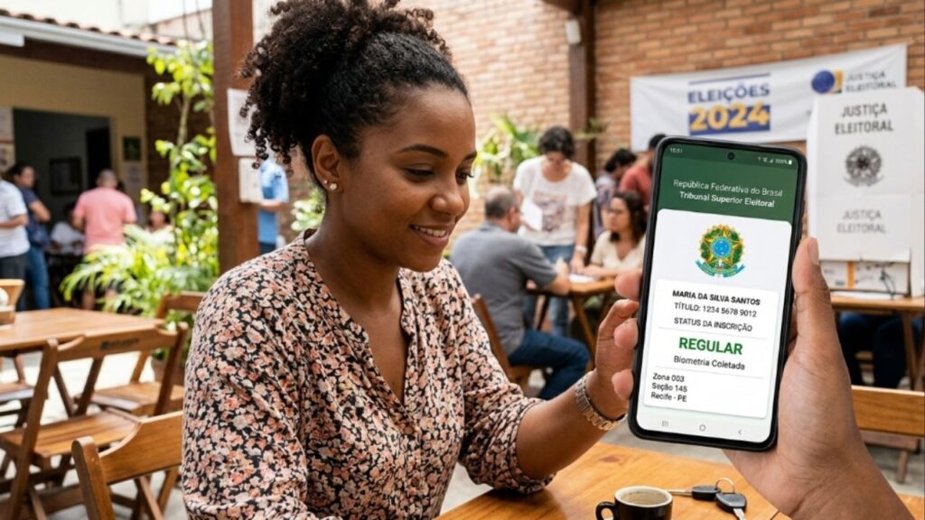 Como consultar sua situação eleitoral e emitir o e-Título pelo celular sem sair de casa