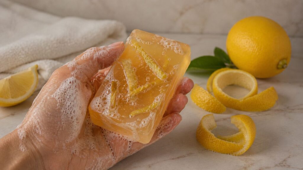 Como fazer sabonete natural de limão para remover manchas de pigmentação