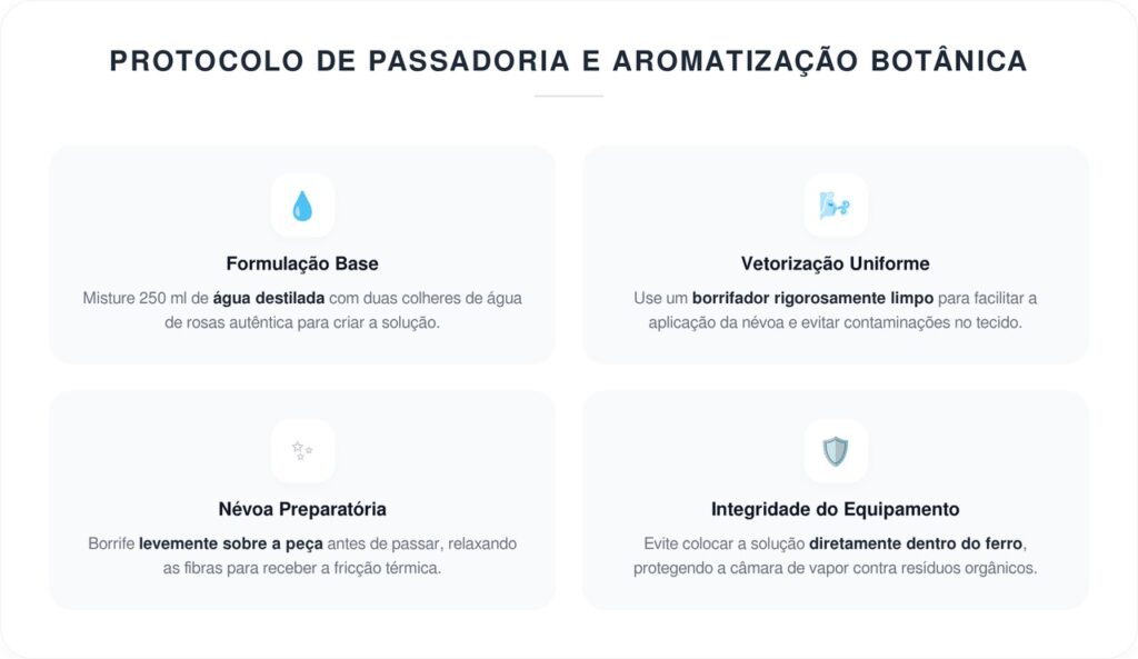 Borrifar água de rosas ao passar roupa: para que serve e por que é recomendado