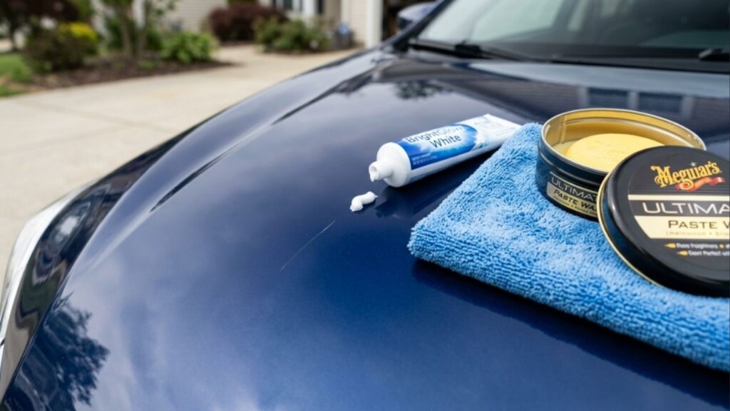 Como remover arranhões do carro em minutos usando um produto que você tem no banheiro
