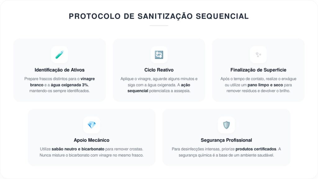 Misturar água oxigenada com vinagre: para que serve e quando usar