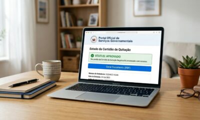 Como emitir certidão negativa pela internet em 5 minutos sem sair de casa