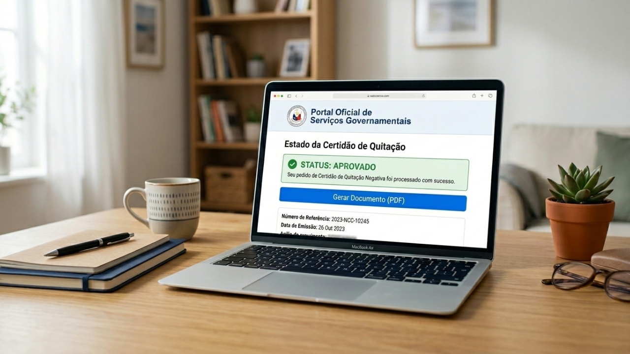 Como emitir certidão negativa pela internet em 5 minutos sem sair de casa