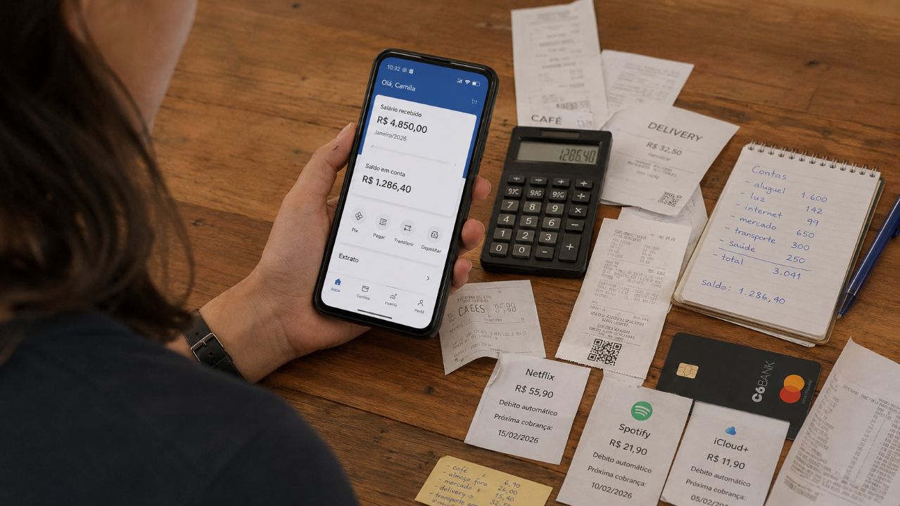 O hábito silencioso que faz seu salário sumir mesmo quando você acha que está economizando