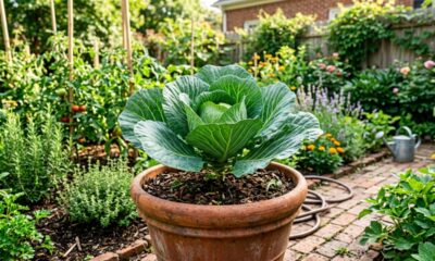 Como cultivar couve em vaso com o cuidado que ajuda as folhas crescerem melhor
