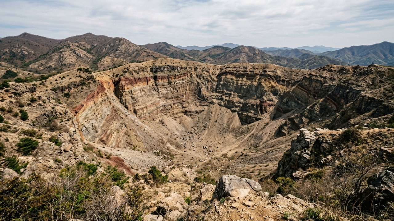 Cratera de impacto na Coreia do Sul pode esconder sinais antigos de vida na Terra