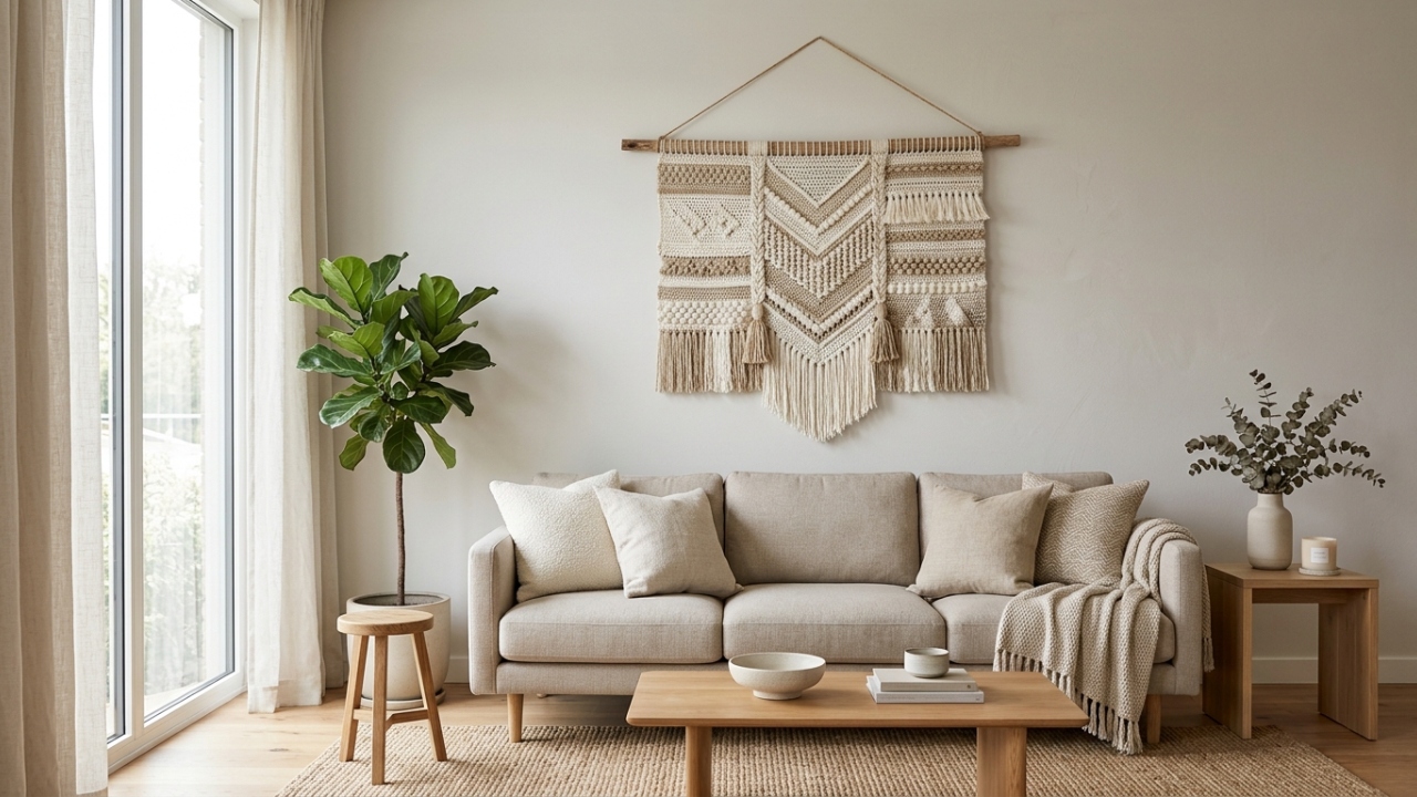 O crochê moderno em tons claros que está substituindo peças decorativas comuns